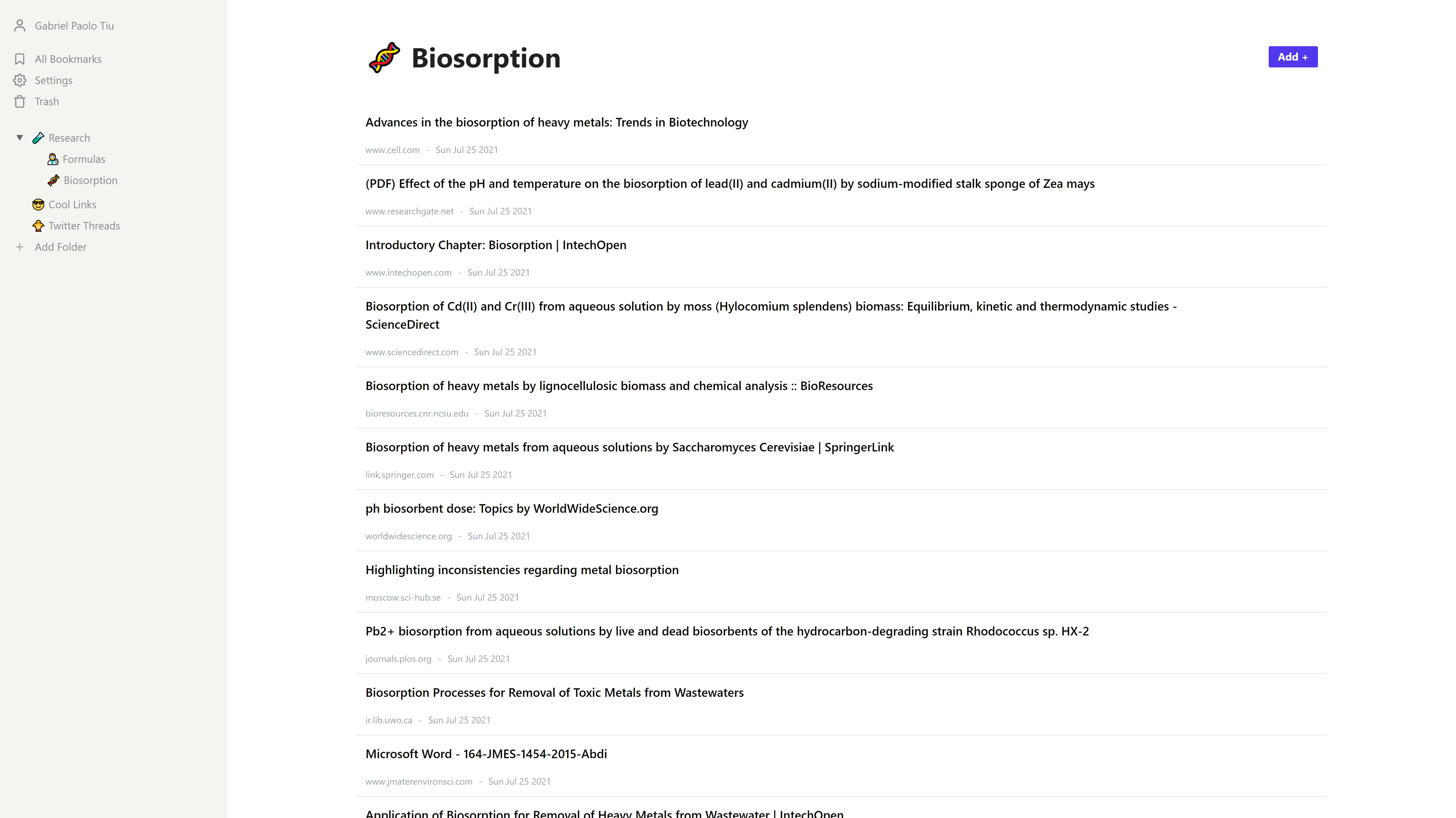 sample of app